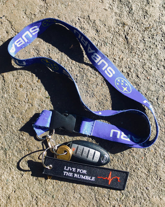 "LIVE FOR THE RUMBLE" JET TAG