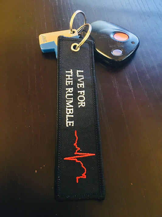 "LIVE FOR THE RUMBLE" JET TAG